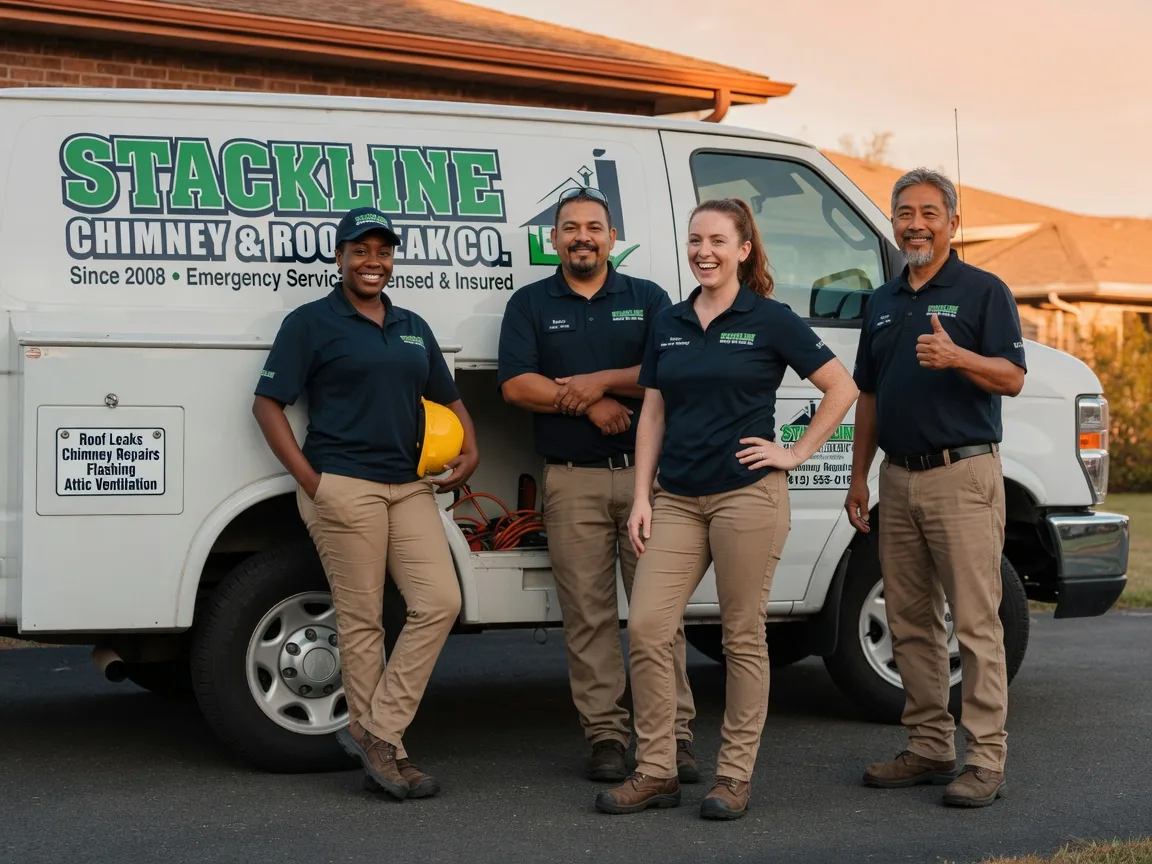 Chimney flashing repair company in Schertz, TX